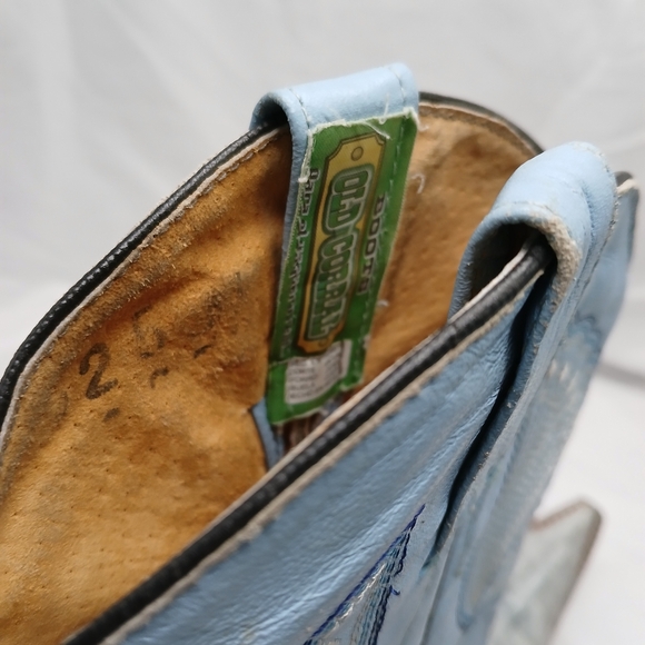 COPY - Old Corral Caiman and Leather Cowboy Boots Men's Size ~8 Women's Size ~9 - Picture 12 of 13